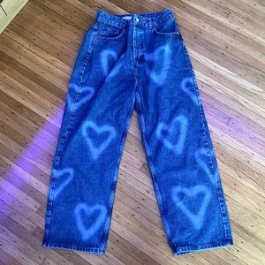 Heart jeans
